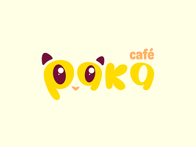 Paka branding cafe logo cats cute identity logo
