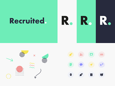 Recruited - Visual identity