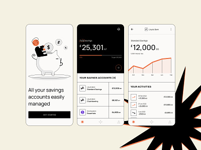 Financial savings app (Freebie)