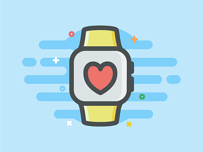 Watch - Icon android apple fill icon love outline smartwatch watch wear