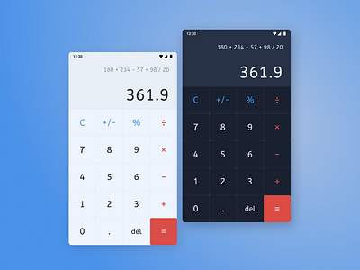 Daily UI Day 4 - Calculator