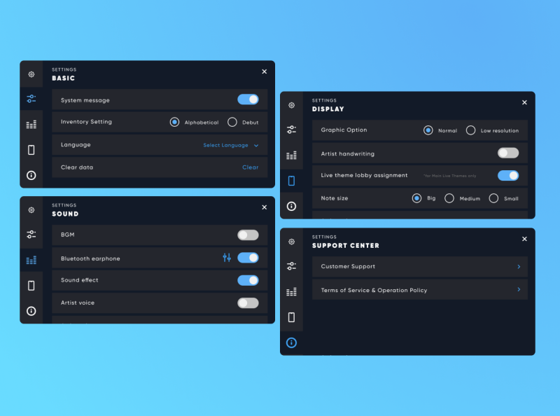 Daily UI Day 7 - Settings By Maria Gracia Acogido On Dribbble