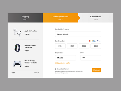 Daily Ui Credit Card Checkout challenge ui credit card checkout daily design figma ui ux web design