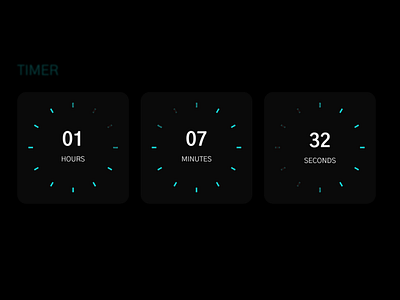 Daily UI Countdown Timer countdown timer daily challenge daily ui day 14 daily deily timer design countdown timer timer design ui