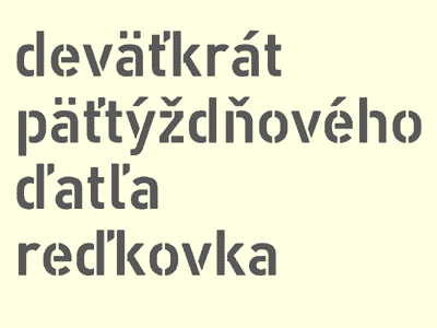 Stencil Din | part 05 astype din font type typeface