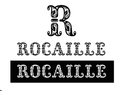 Rocaille font rocaille rococo tuscan type type design typeface