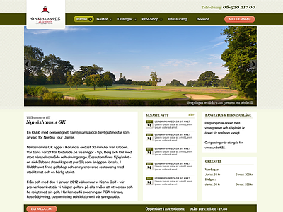 Nynashamnsgk3 golf golfcourse website