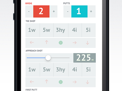 Golftracr Input