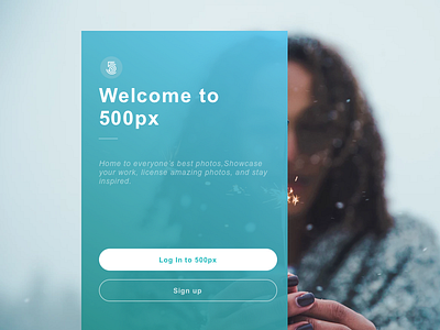 Login page