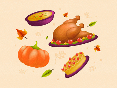 Thanksgiving background branding colorful country design drink event family festival food graphic design happy harvest illustration party thanksgiving ui ux vector