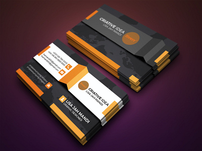 morden business card business card graphic design modern business unique business card