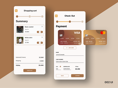 002 DailyUI | Credit card checkout 002 checkout credit card dailyui design ui