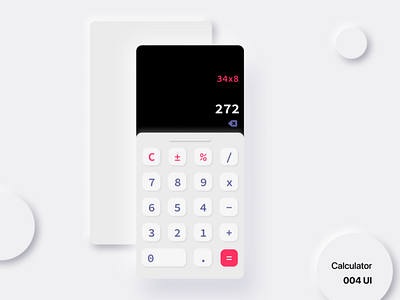 004 DailyUI | Calculator