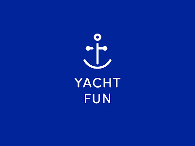 Logo for the Yacht Fun travel agency art brand branding design identity logo logodesign logodesigner logotype travel