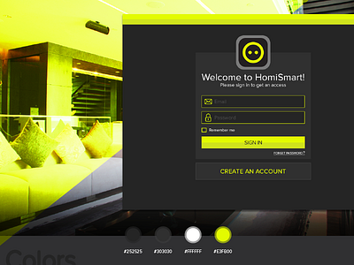 Homismart app design home ipad mobile smart smarthome ui ux