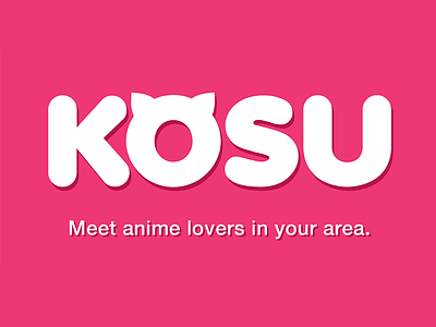 Kosu Dating App anime art direction dating app logo design mobile app otaku ux design