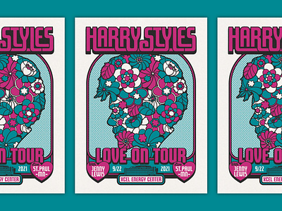 HARRY STYLES POSTER - XCEL ENERGY CENTER