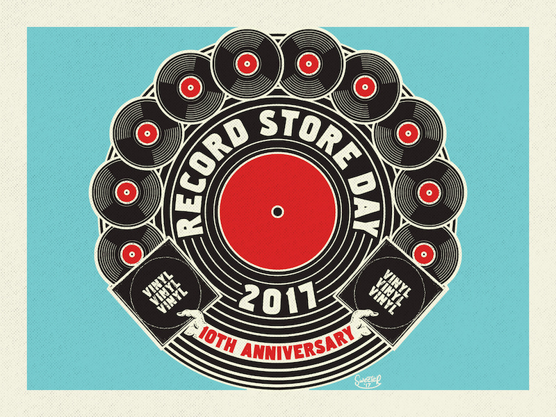 Record Store Day 2017 - 10th Anniversary (for 89.3 The Current) vintage logo record store day records vinyl