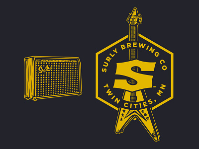 Surly Brewing Co. 2019 Concert Tee beer graphic graphic tee illustration merch merch design merchandise music shirt tee