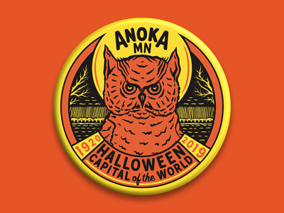 ANOKA HALLOWEEN BUTTON