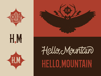 Hello, Mountain band branding