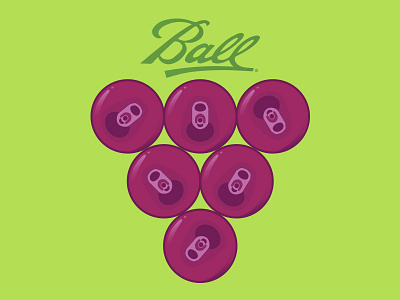 Ball - Canned Wine Mark #1 cans grapes logo red wine wine