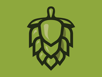 Hop Icon beer beer art beer can beer label craft beer hops icon mark vector