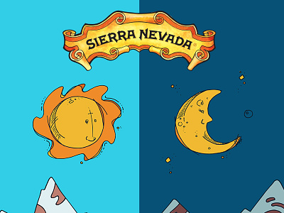 Sierra Nevada Snowboard Illustration pt. 1