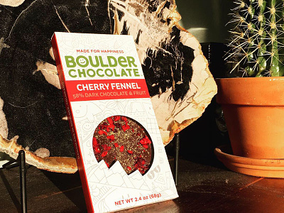 Packaging for Boulder chocolate