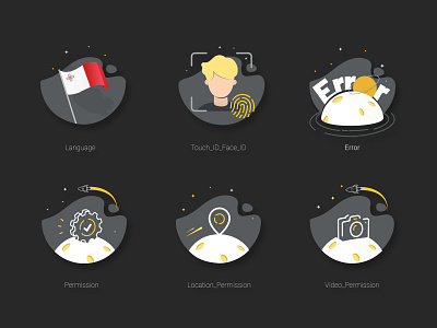 illustrations design fresh colors icon icons pack icons set illustraor illustration ui ux vector