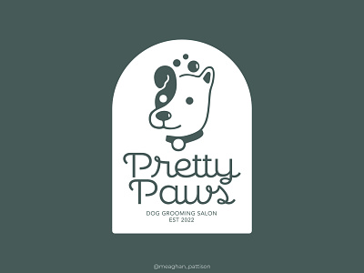 Pretty Paws Logo design dribbbleweeklywarmup graphic design logo