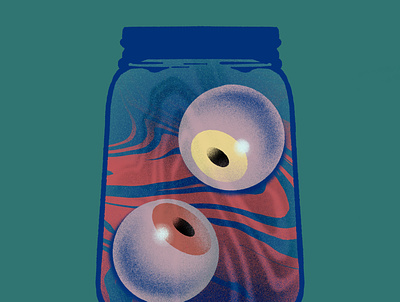 inktober 2020 // day 11 ✦ disgusting cute eyeballs eyes gross grotesque halloween illustration inktober inktober2020 magical spooky texture