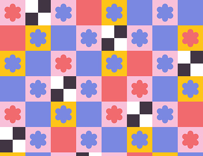 Flower power! cute design illustration magic pattern pattern design
