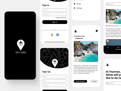 Travel | Mobile App mobile travel ui ux