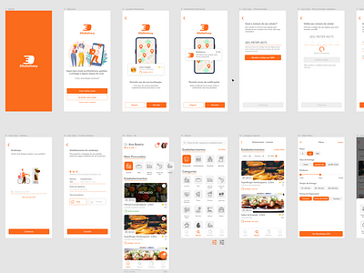 ElloDelivery - Mobile Food Delivery Platform #1 app figma mobile react native uiux whitelabel app