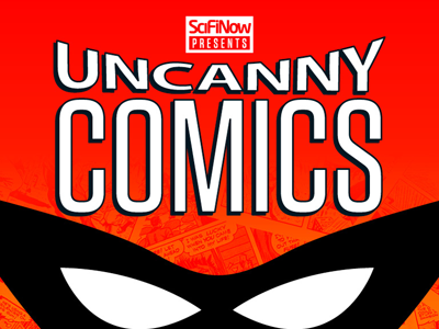 Uncanny Comics app comic icon illustration magazine typography