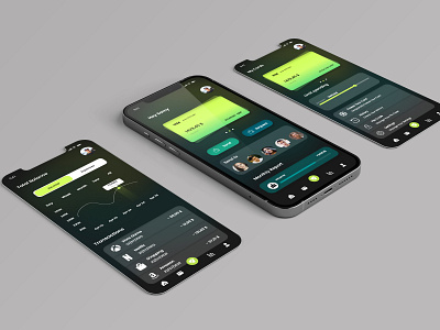MyBank - Banking App analytic bank bank app banking banking app finance finance app fintech graphoic mobile mobile app money payment send money statistic transfer ui ux wallet web design