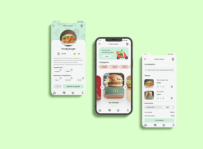 Food Delivery App adobe xd app app design design figma graphic design ui