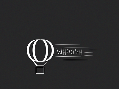 Hot Air Balloon Logo : Whoosh