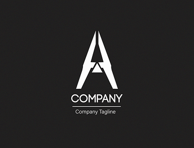 Single Letter Logo : "A" Letter branding dailylogochallenge design graphic design illustration logo logodesign