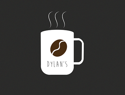 Coffee Shop Logo : Dylan's Coffee branding dailylogochallenge design graphic design illustration logo logodesign