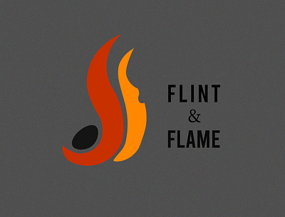 Firewood Company Flint & Flame logo branding dailylogochallenge design fire logo flame logo graphic design illustration logo logodesign vector