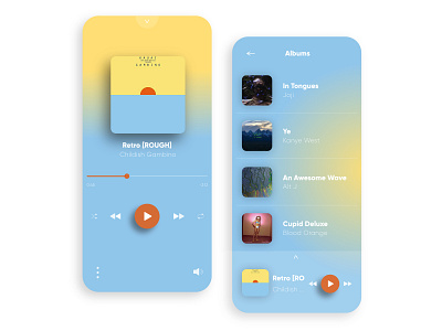 Chameleon Music Player Interaction | Colourful