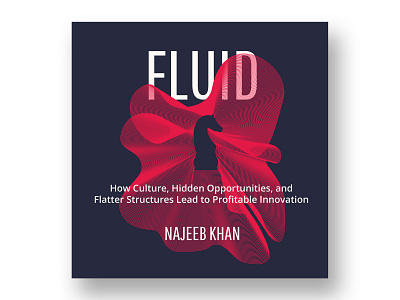 Fluid Book Cover By Najeeb Khan book book cover branding innovation strategic design