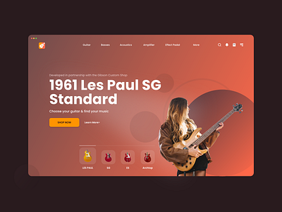 Guitar Landing Page