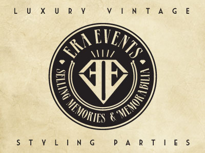 Era Events branding logo vintage