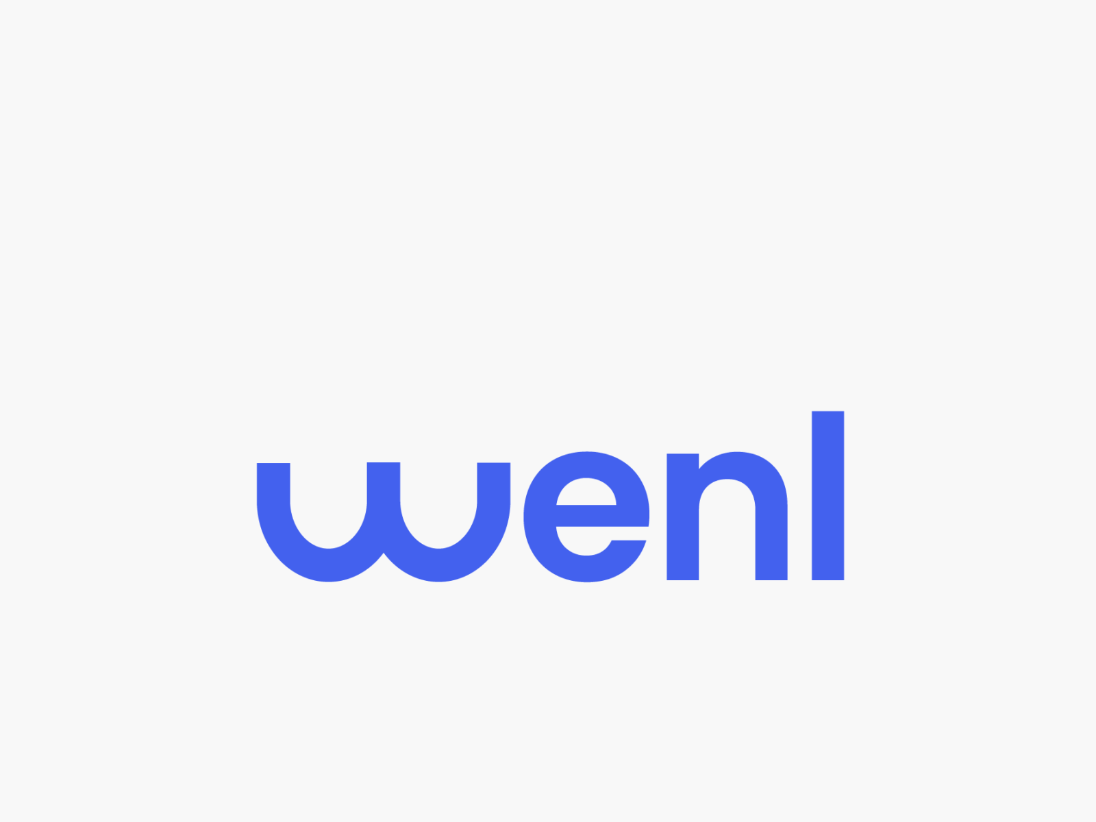 Wenl - animated minimalist logo