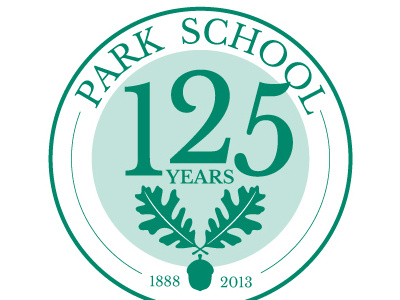 Park 125 Logo sketch 1 anniversary logo school