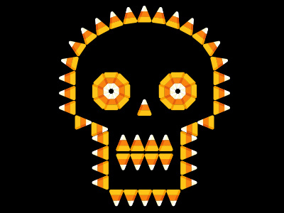 Candy Corn Skull 1 candy candy corn halloween skull vector