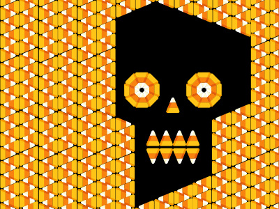 Candy Corn Skull 2 candy candy corn halloween skull vector